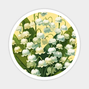 Lily of The Valley Magnet